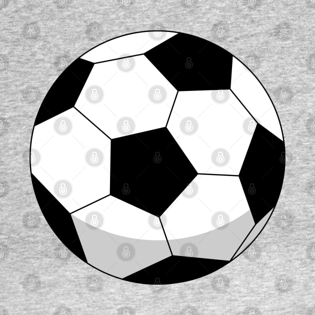 Cartoon Soccer Ball by BirdAtWork